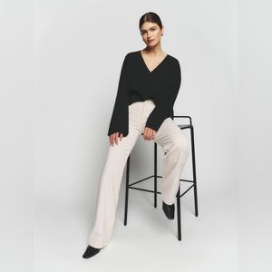 Reformation High Rise Alyssa Corduroy Pants